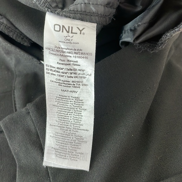 Only Nicole Paperbag Ankle Pants (15160446) - Picture 11 of 12